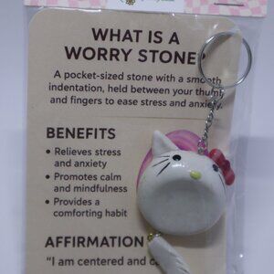 Handmade Polymer Clay Worry Stone | Smooth Pocket Stress Reliever
